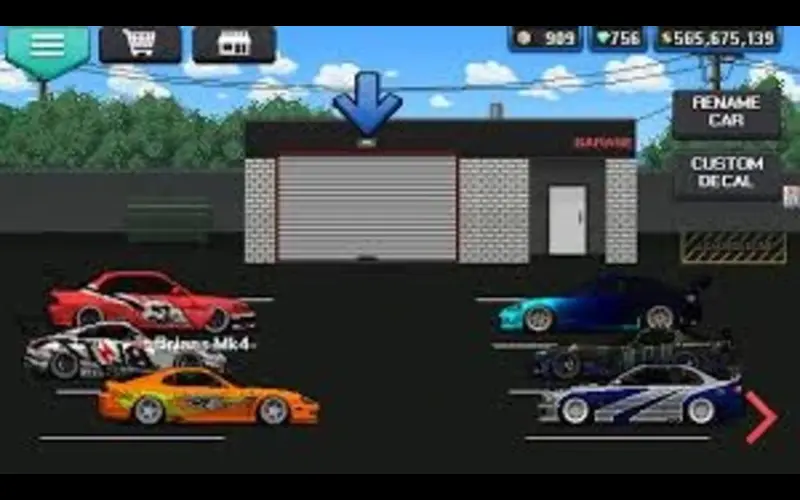 Modern racing features