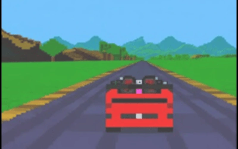 Pixel Car Racer retro-style